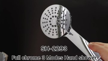 Hot sale wholesale hand high quality bathroom plastic shower head with chrome plated1