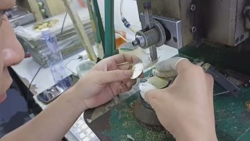 CD pattern watch dial