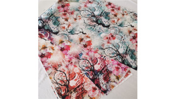 Top selling challie somali rayon viscose big flower dubai rayon fabric1