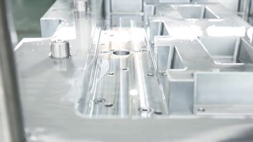Large plastic mould base