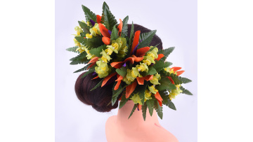KN-hc075 flower hair comb
