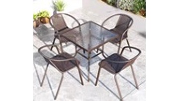 Free sample balcony western restaurant bar hotel Resort villa Garden Outdoor Picnic Folding Camping tables1
