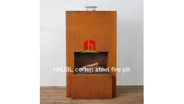 Corten steel fire pit