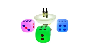 Colorful Waterproof RGB LED Cube Night Light for Events1