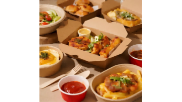 Products used for Japanese restaurant takeaway packaging