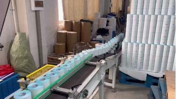 Automatic Line to Pack Paper Rolls 