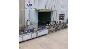 Round Pepper Washing Drying Dicing Production Line