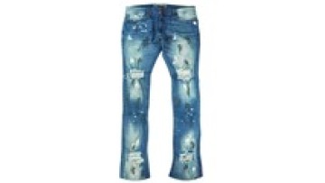 New Wholesale Fashion Mens Tight Jeans Ripped Pants Muscular Man Washed Denim Black Friday Straight Skinny Trousers1