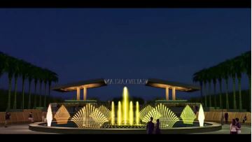 round pool fountain show