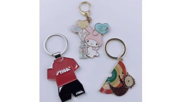 Holiday Gift Metal Enamel Keychain
