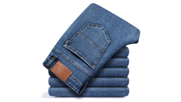 Hot selling Elongated version stretch tall slender small straight fashion custom men's jeans1