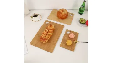Natural Solid Wood Kitchen Cutting Board Standing Chopping Block for Home Use1