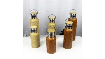 Mini Insulated Bamboo Tea Cup, Vintage Water Bottle, Portable Travel Water Cup1