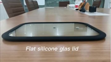 black rectangle silicone lid