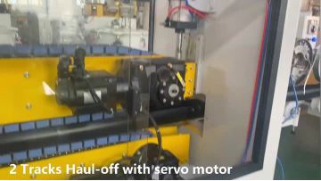 2 tracks servo motor haul off for 20-110mm 