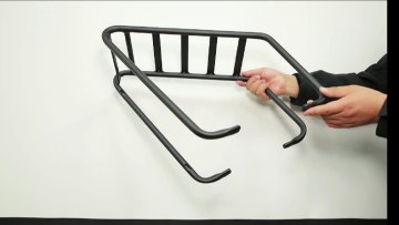 BR002 Bicycle Rear Rack mountain bike shelf black bicycle luggage rack1