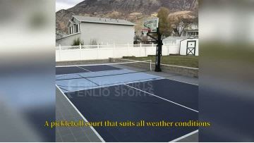 outdoor pickleball court