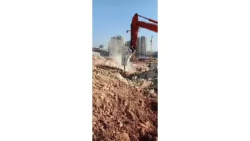 Hydraulic Hammer/Martillo Hidraulico for Road Building1