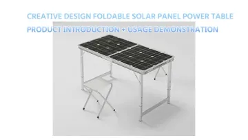 100W High-Efficiency Monocrystalline Silicon Portable Foldable Solar Panel Camping Table IP68 Waterproof1