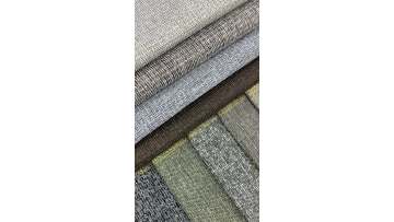 Modern Durable Linen Look Upholstery Fabric