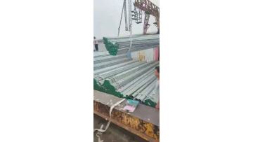 Galvanized round pipe
