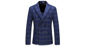 Custom Made High Quality Printed 3 Pieces Double Breasted Slim For Men Suits Daily Life Suit1
