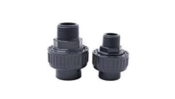 Chinese New Design 1PVC Union Connector UPVC Male Threaded Union Joint Grey PVC Union Ball Valve1