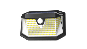 ip 64 PIR LED ABS PC Sensor Solar Wall Light with 202 PCS LED CHIPS1