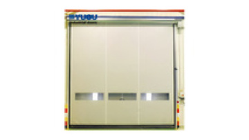 High-Speed Clean Room Door with Self-Repairing Zipper and Dustproof VC Fabric1