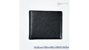 Business Ultra-Slim Horizontal Bifold Wallet
