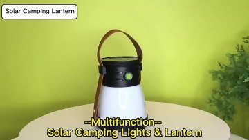 Portable Outdoor Waterproof Solar LED Camping Lantern Rechargeable Hand Emergency Light  Flashlights Hiking Tent Lamp1