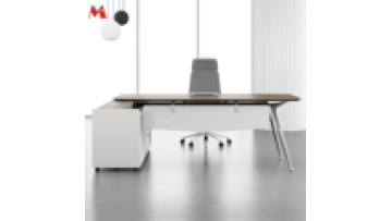 Simple and modern president table single office furniture executive table manager desk chair1