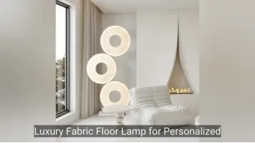 Luxury Fabric Floor Lamp for Personalized Creative Room Lighting1