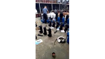NSQ submersible centrifugal slurry pump for sea water river water Irrigation pump1