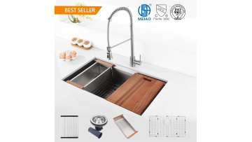 single bowl ledge sink