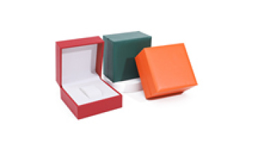 Han Hong custom luxury travel watch case Men's and women's quartz watch gift box pu leather flip watch box1