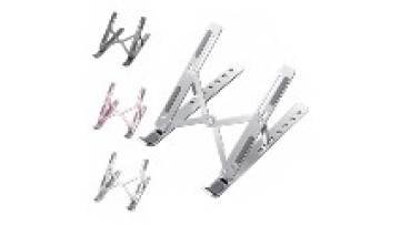 7-Level Adjustable Aluminum Vertical Laptop Stand 15.6-Inch Maximum Support New Desk Laptop Holder Riser1