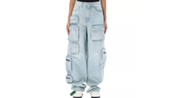 Wholesale Custom Trendy Streetwear Men 6 Pocket Cargo Pants High Quality Loose Jeans1