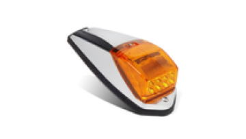 LED Cab Roof Marker Light Chrome for Kenworth Trailers1