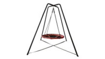 Swing Set for Backyard Saucer Swing Seat with Heavy Duty Frame Metal Swing Stand1