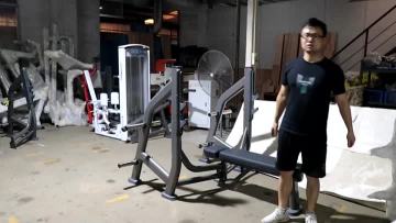 flat bench with weight storage