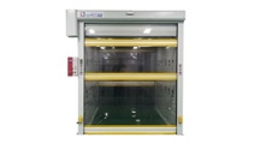 Anti-Static Soft Door Transparent Curtain Pvc High Speed Rolling Factory Door1