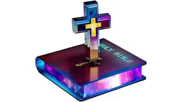 Holy Nightlight: Magnetic Levitating Cross Decor for Peaceful Spaces1