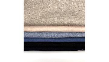 soft hand feeling rayon polyester nylon knitted fabric with lurex yarn for winter women garment1