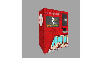 How to operation vending hot food machine 