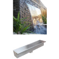 Stainless steel waterfall water outlet stream sink,pool waterfall fountain,water curtain wall courtyard fish pond landscape