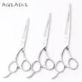 A8000 5.5'' 6'' 7'' Left Hand Hairdressing Scissors Cutting Shears Thinning Scissors Professional Hair Scissors Barbers Shop