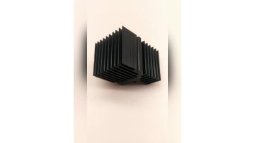 black anodized led aluminum extruded heatsink1