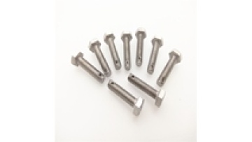 Customized Stainless Steel GB31 Hex Bolt With Split Pin Hole on Shank Hex Head Bolt for Safety Wire1