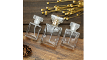 20ml 30ml 50ml 100ml Transparent Glass Square Spray Press Packaging Perfume Bottle1